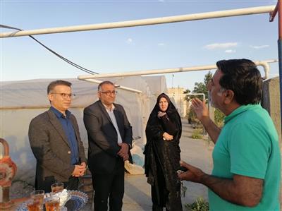 رئیس پارك ملی كشاورزی و منابع طبیعی از واحدهای فناور و ایستگاه تحقیقاتی پردیسان قم بازدید كرد